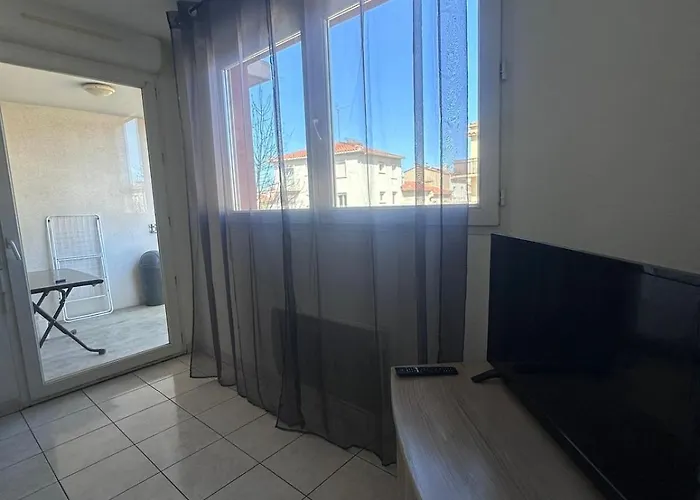 Daire Palma Pour 2 Personnes Avec Terasse Perpignan